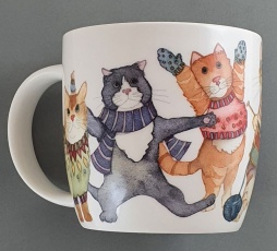 Emma Ball - Kittens in Mittens - Bone China Mug